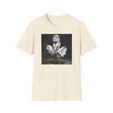 Capybara Blonde. Dress Pose T-Shirt | Retro Black & White Illustration