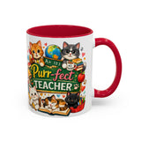 Purr-fect Teacher Mug | Cat Classroom Design, 11oz or 15oz