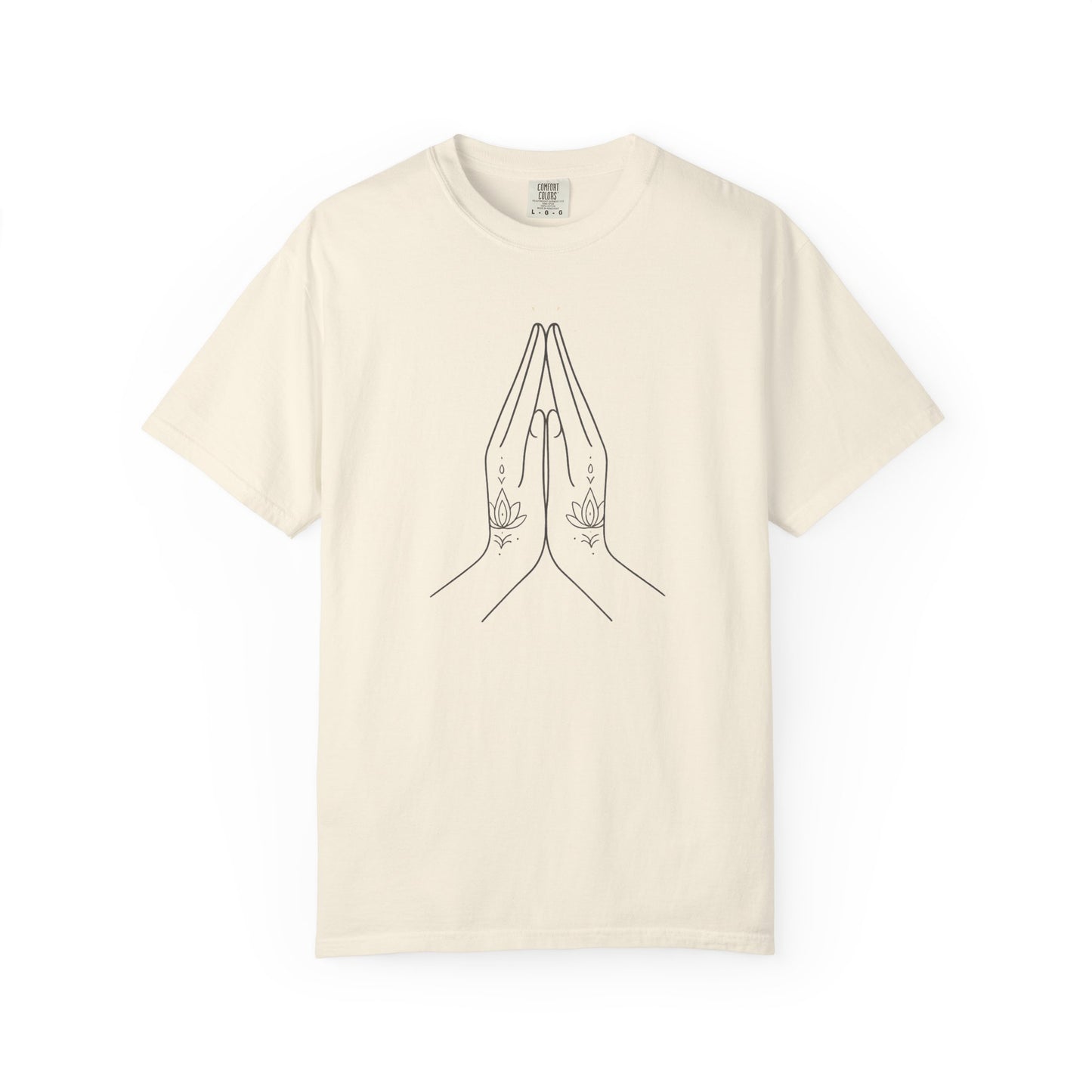Yoga Namaste Praying Shirt – Unisex Spiritual Hands Henna Tattoo Tees