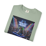 Melodic Mixer DJ Cat T-shirt | Neon Retro Music Party