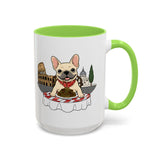 French Bulldog Pasta in Rome Mug | Ceramic Coffee Cup