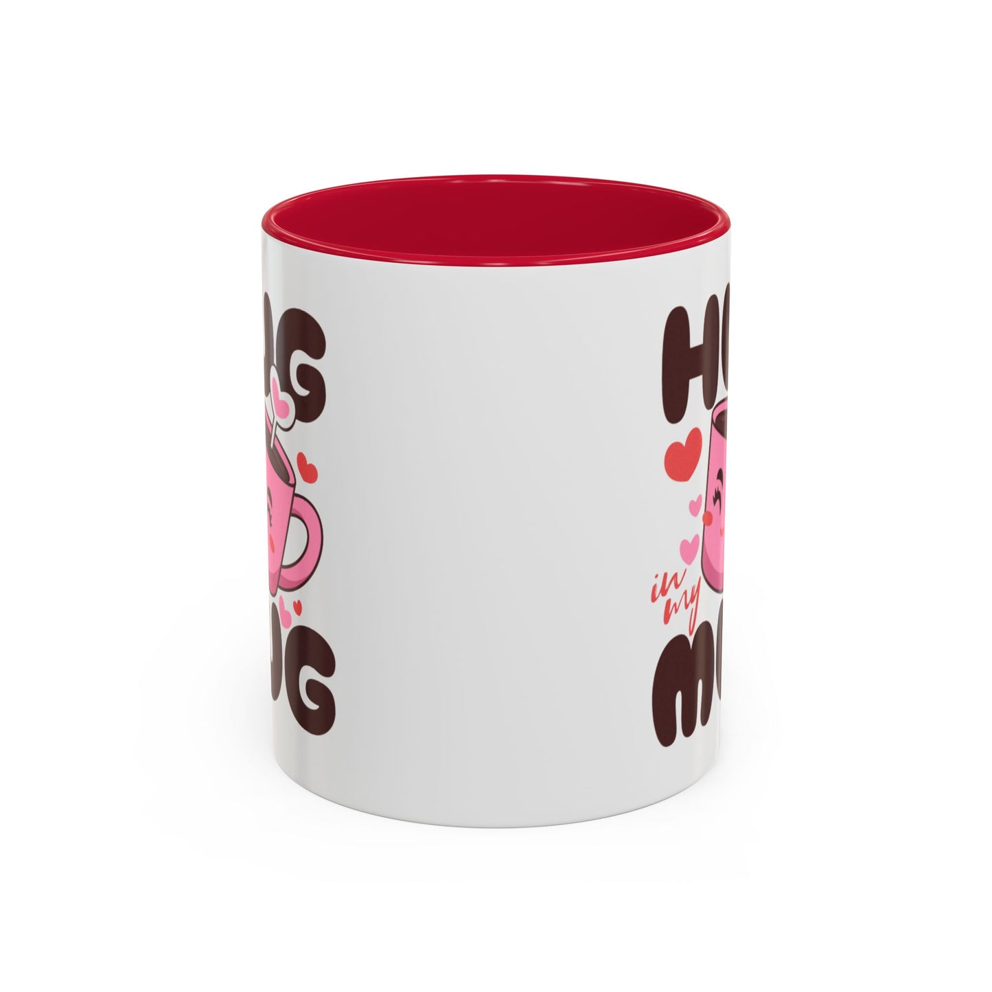 Hug in My Mug Mug | Cute Pink Cup, Heart Coffee Design