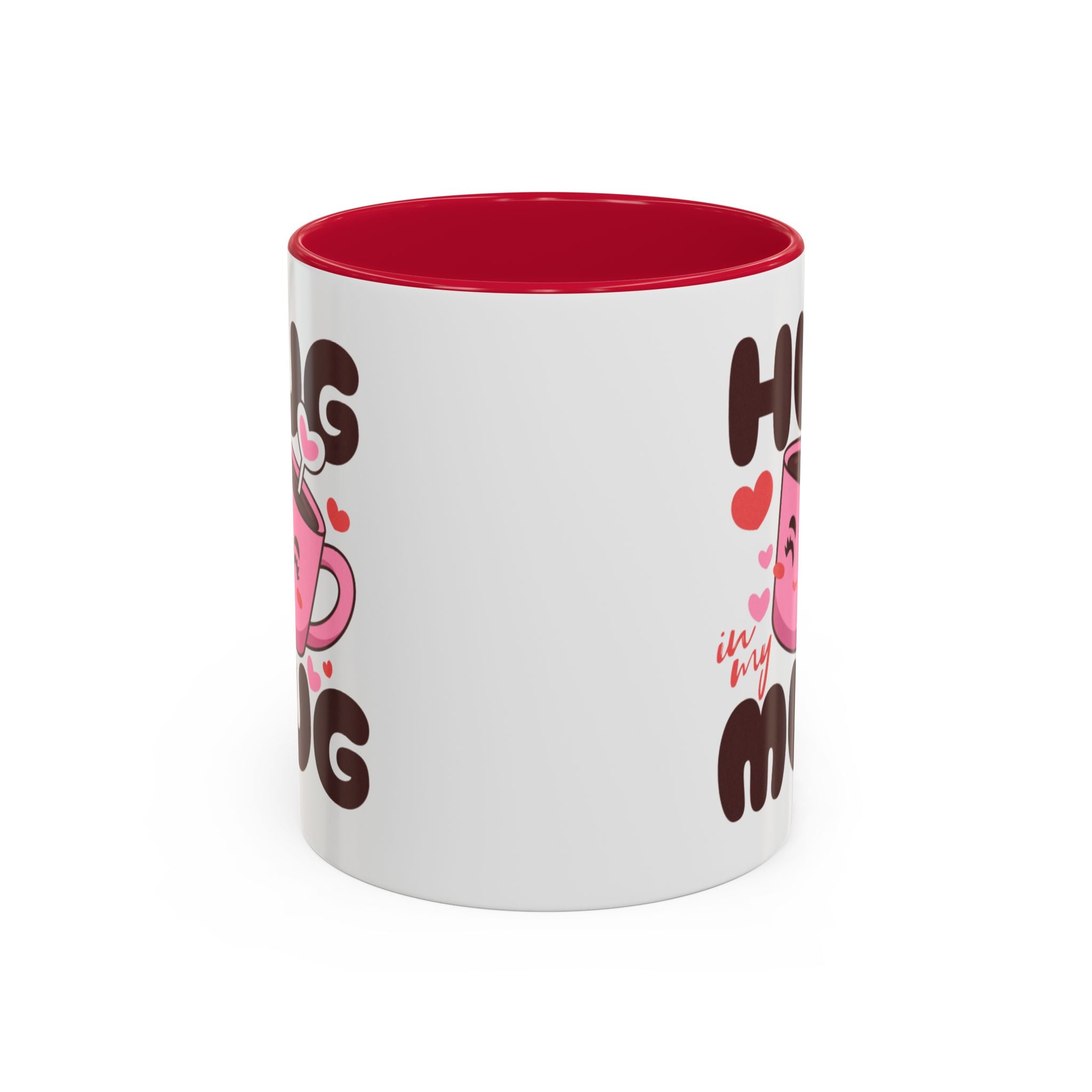 Hug in My Mug Mug | Cute Pink Cup, Heart Coffee Design
