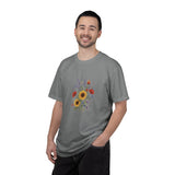 Sunflower and Wildflower Bouquet T-Shirt | Floral Botanical Garden Tee