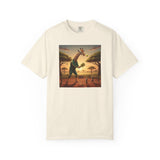 Long-Neck Larry  Pickleballer Unisex Garment-Dyed T-shirt