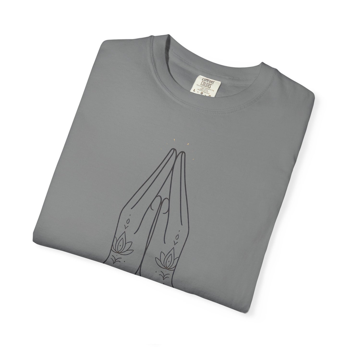 Yoga Namaste Praying Shirt – Unisex Spiritual Hands Henna Tattoo Tees