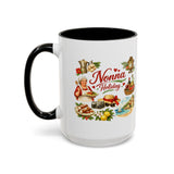 Nonna Holiday mug | Italian grandma kitchen design, vintage food icons