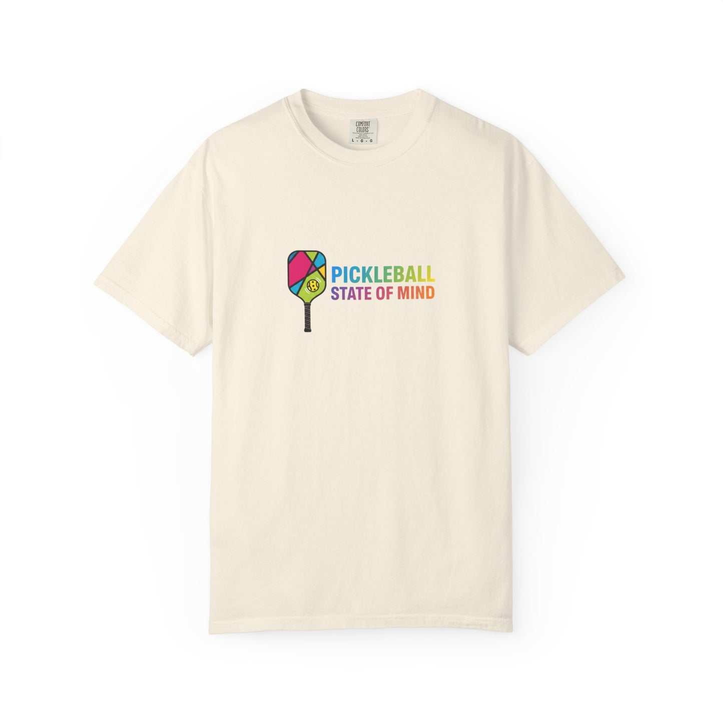 Pickleball State of Mind T-shirt | Colorful Paddle Graphic