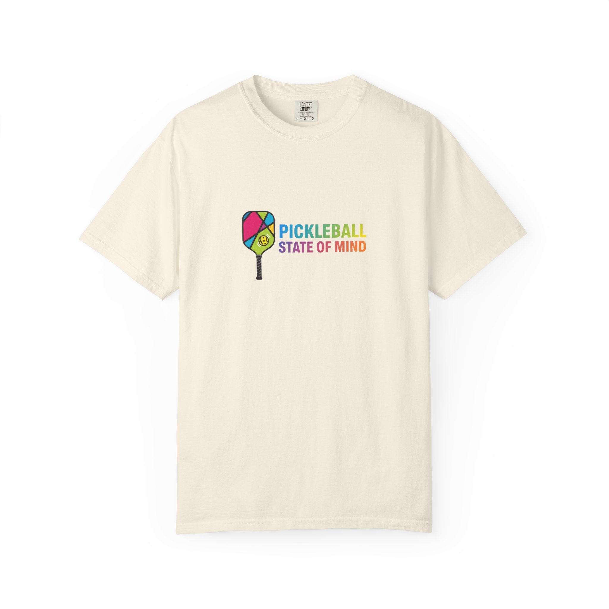 Pickleball State of Mind T-shirt | Colorful Paddle Graphic
