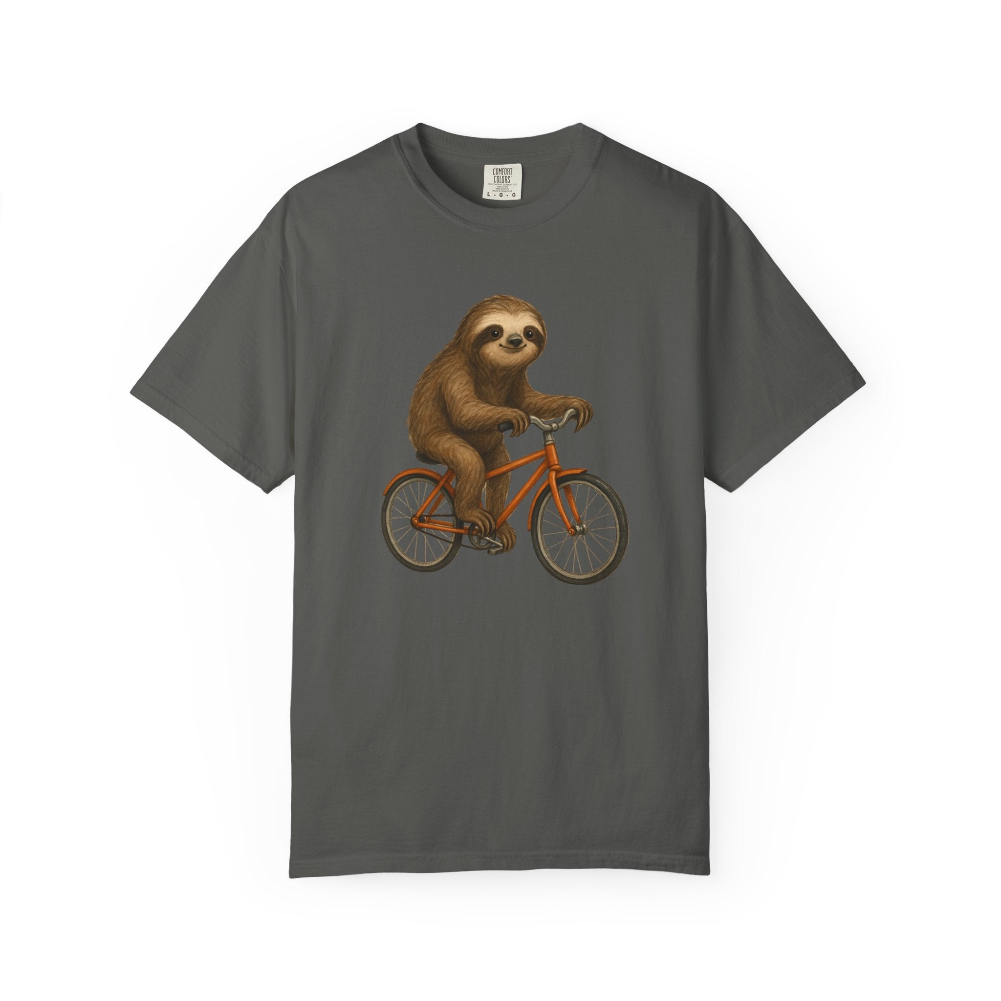 Sloth Bicycle Shirt – Funny Riding Bike Illustration Tees for Cycling Lover