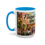 Sarcastic Girl Illustration Mug | 11oz or 15oz Colorful Ceramic