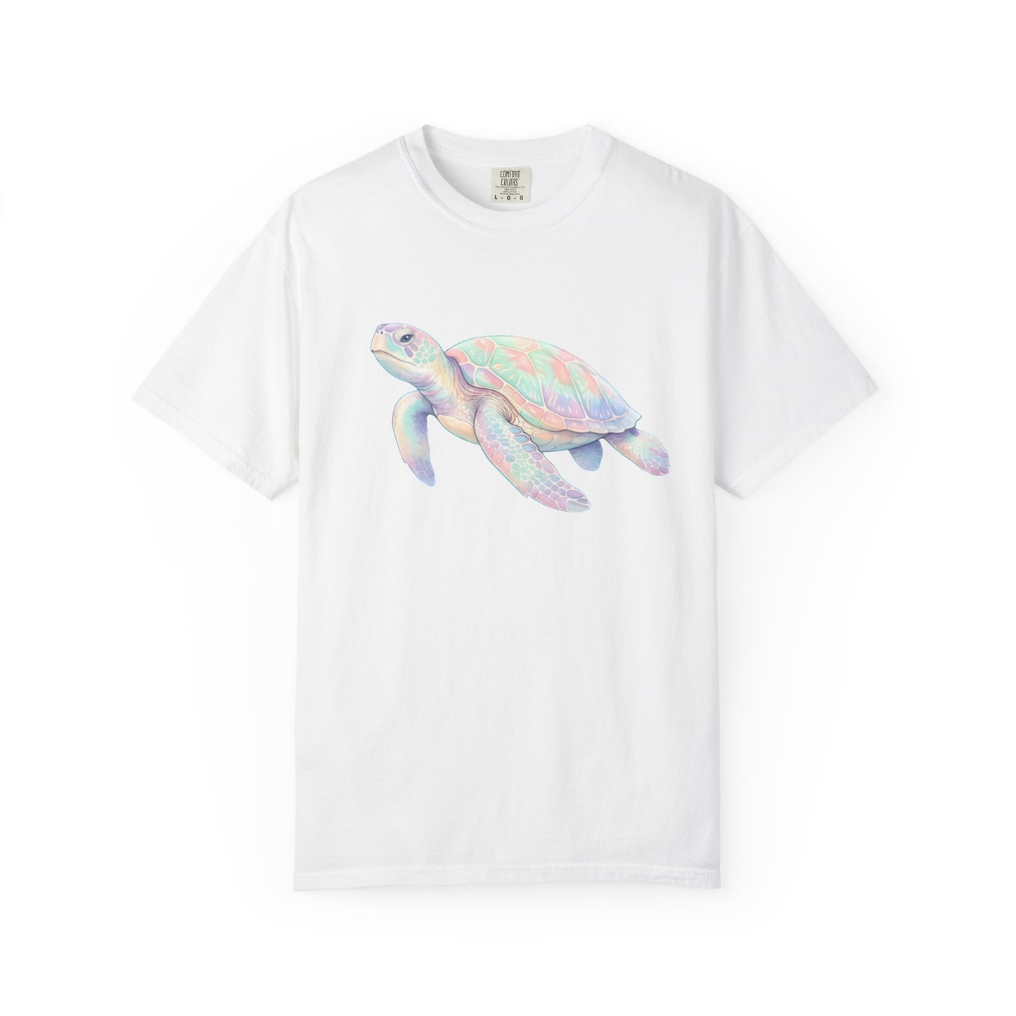 Pastel Sea Turtle T-shirt | Watercolor Marine Life Tee