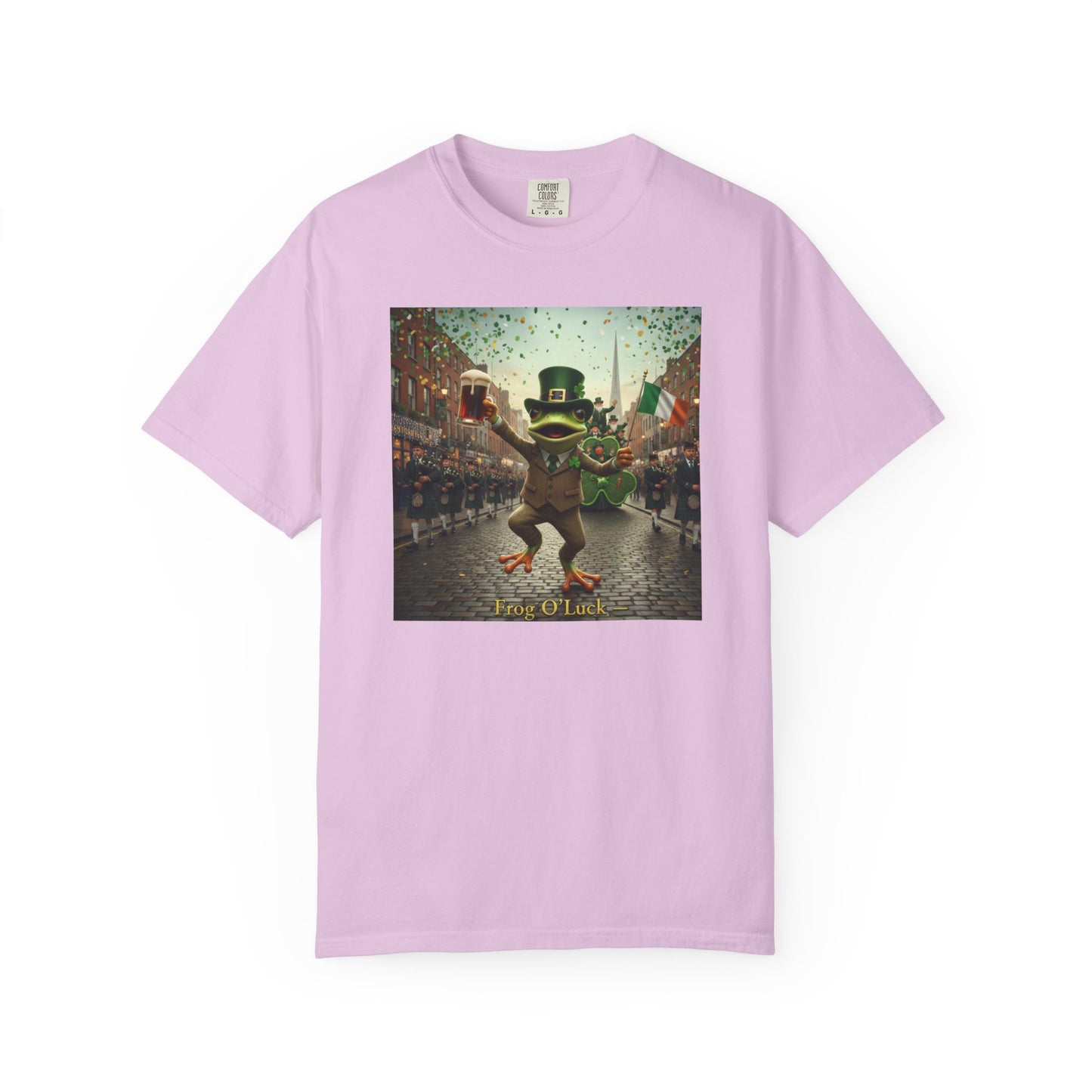 Irish Frog Unisex Garment-Dyed T-shirt