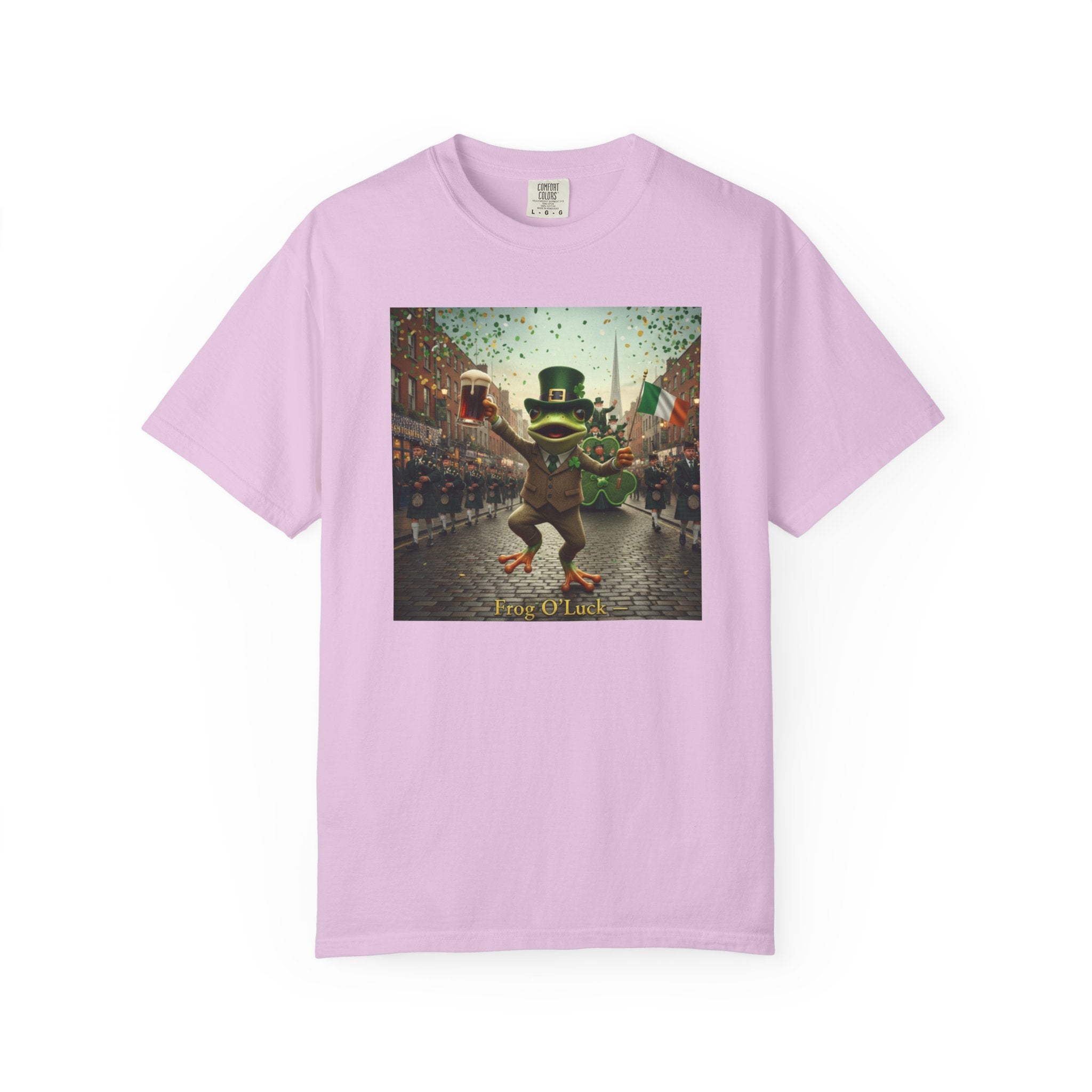 Irish Frog Unisex Garment-Dyed T-shirt