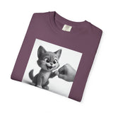 Kitten Fist Bump T-shirt | Cute Kitty Paw Bump Design