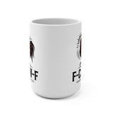 Rooster F-CAW-F Logo Mug | 15oz Ceramic Coffee Mug