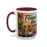 Sarcastic Girl Illustration Mug | 11oz or 15oz Colorful Ceramic
