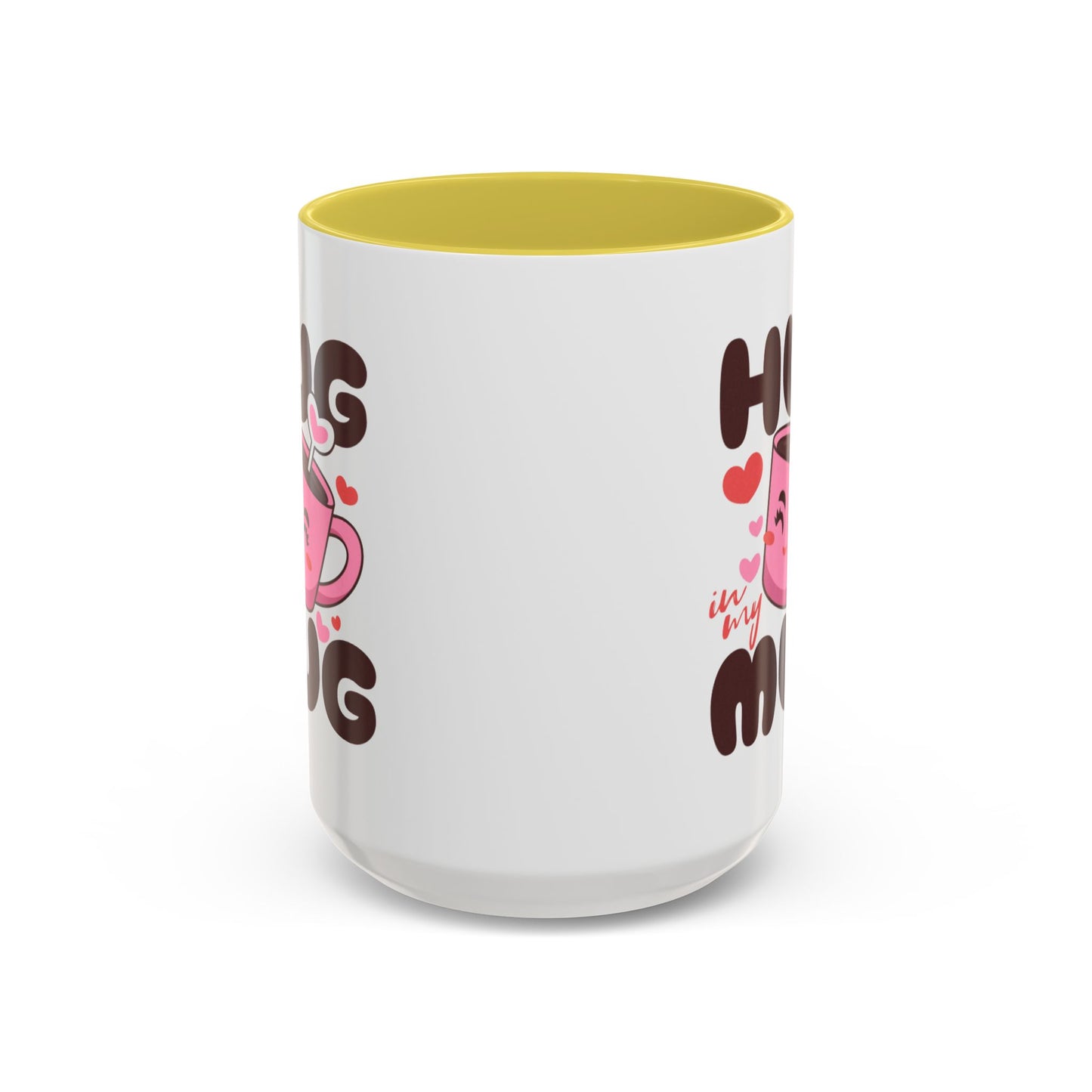 Hug in My Mug Mug | Cute Pink Cup, Heart Coffee Design