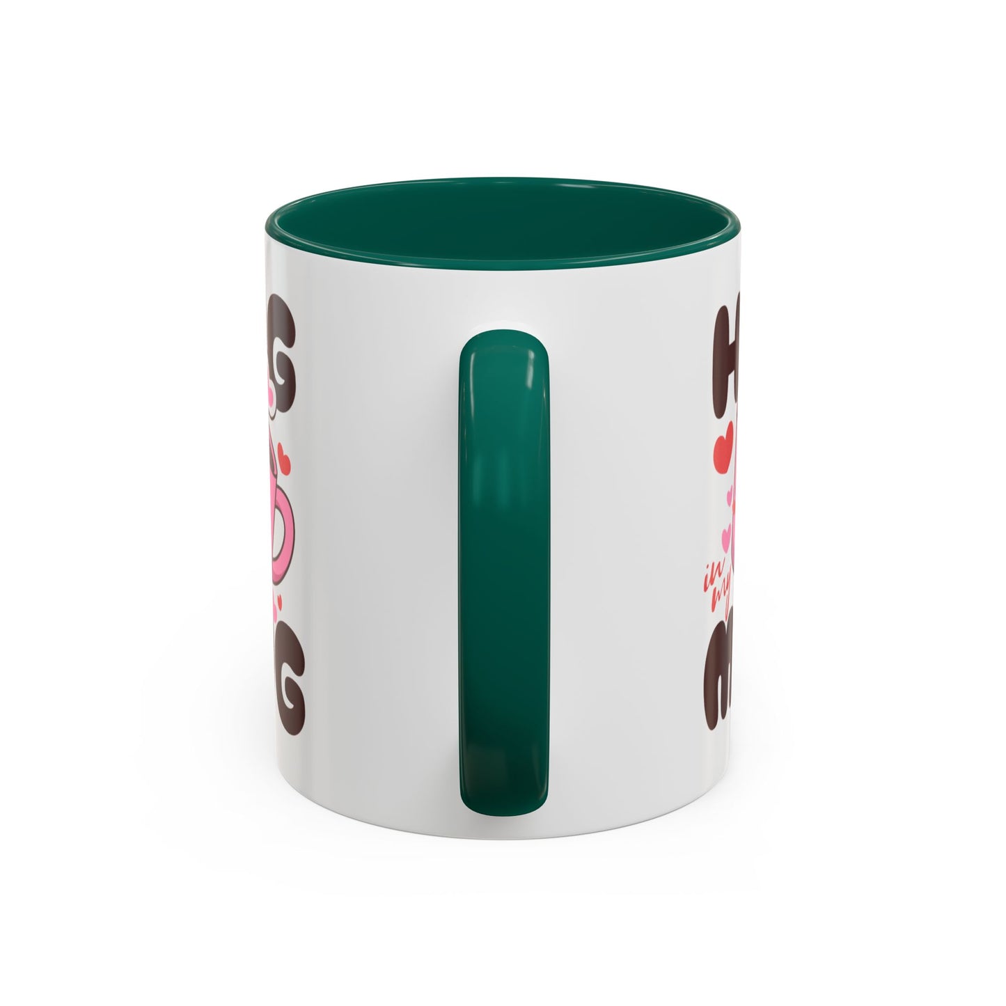 Hug in My Mug Mug | Cute Pink Cup, Heart Coffee Design