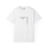 No Pickleball Today T-shirt | Stick Figure Funny Pickleball Shirt