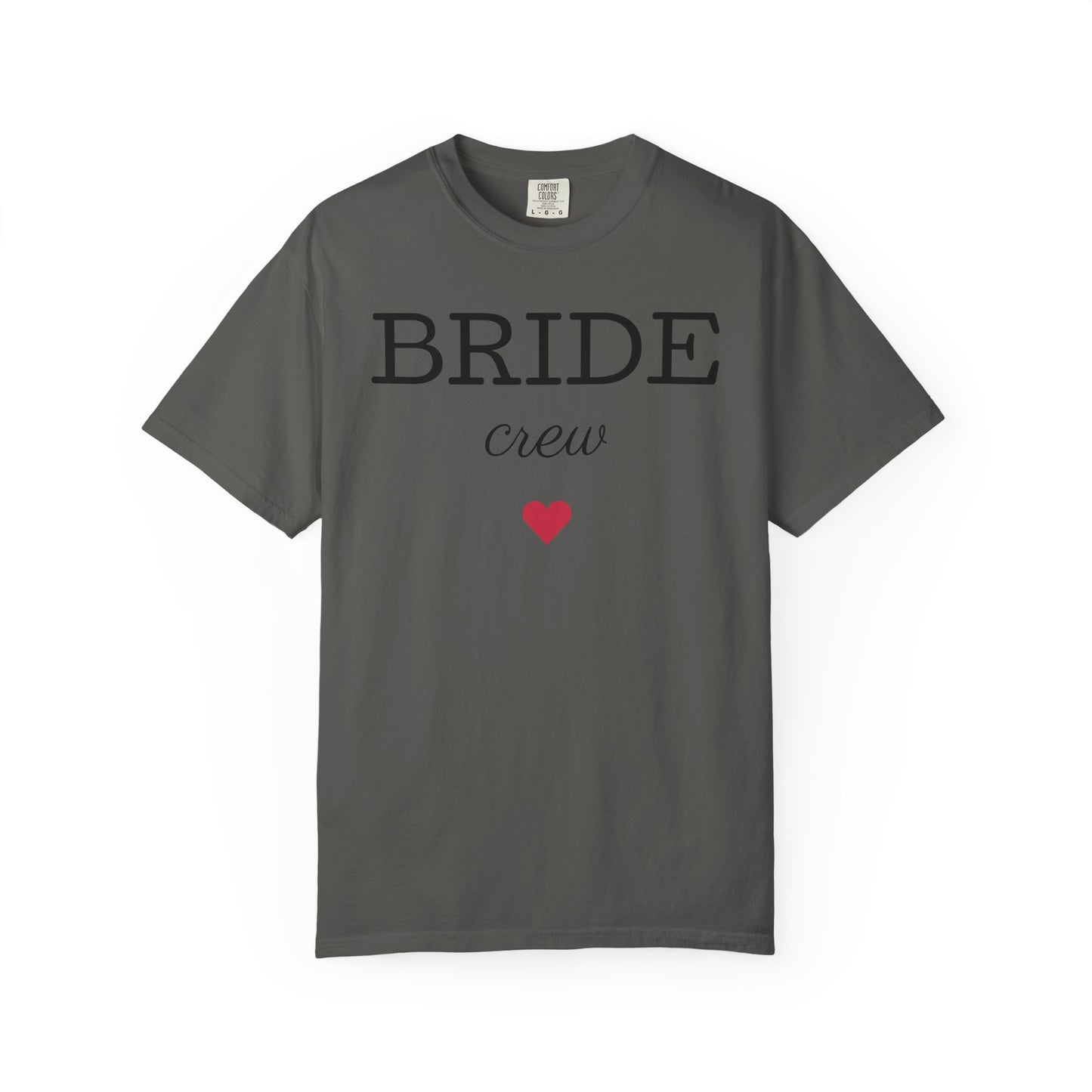 Bride Crew T-Shirt | Bachelorette Party Tee, Heart Bridesmaid Shirt