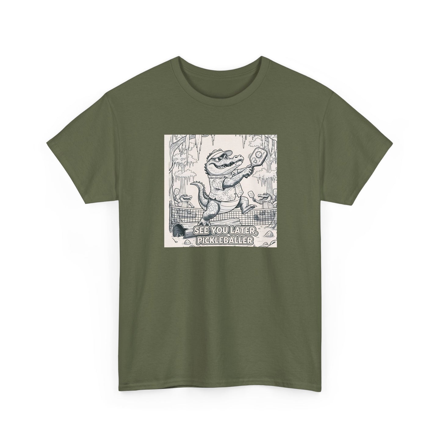 Albert "The Volley" Gator Unisex Heavy Cotton Tee