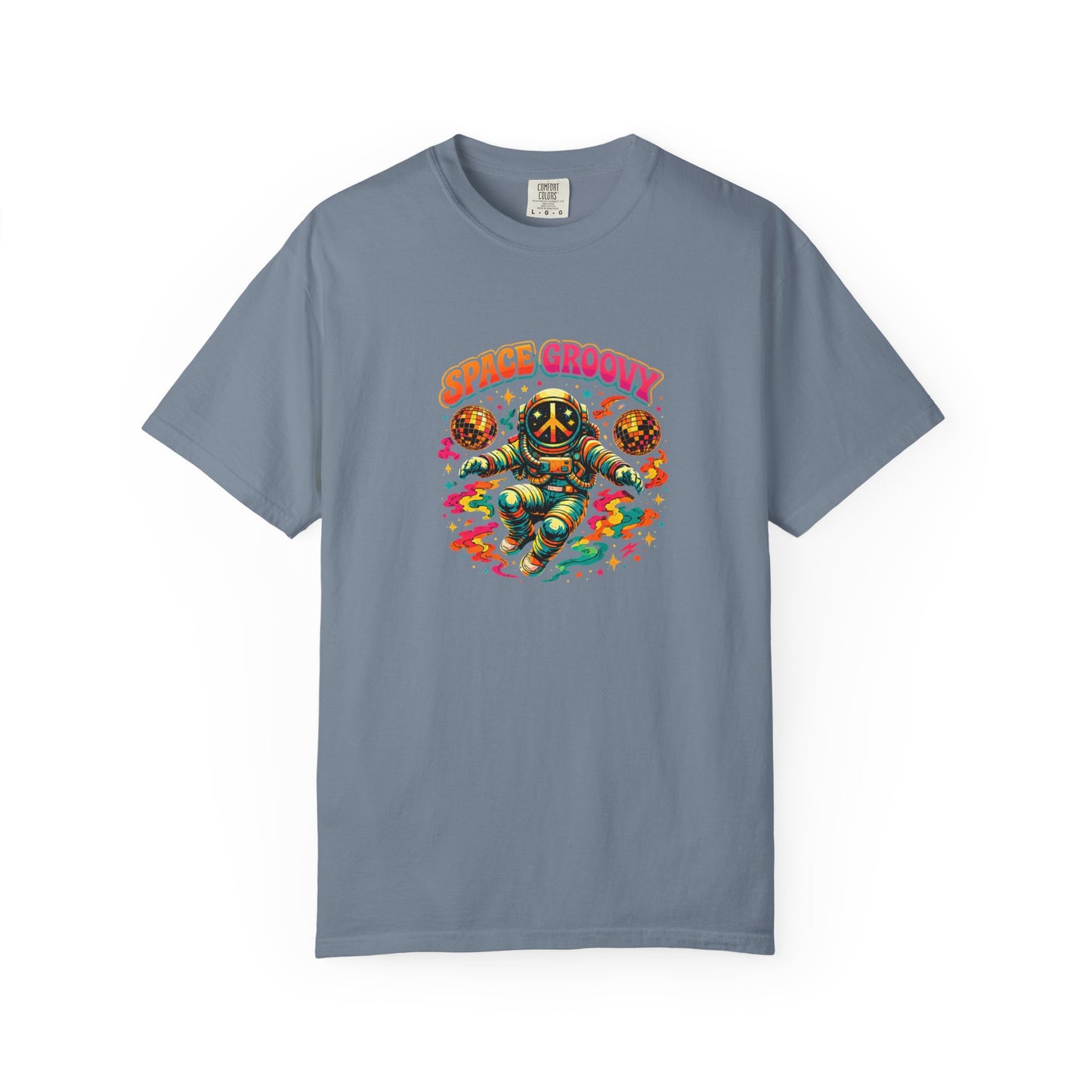 Space Groovy Astronaut T-shirt | Retro Psychedelic Space Art