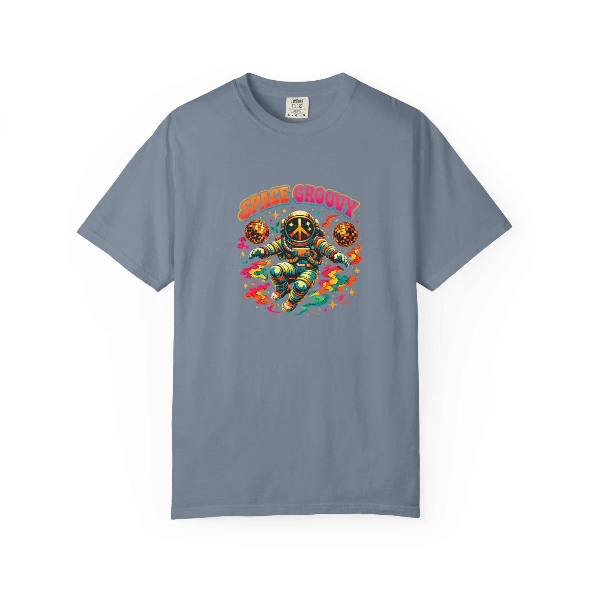 Space Groovy Astronaut T-shirt | Retro Psychedelic Space Art