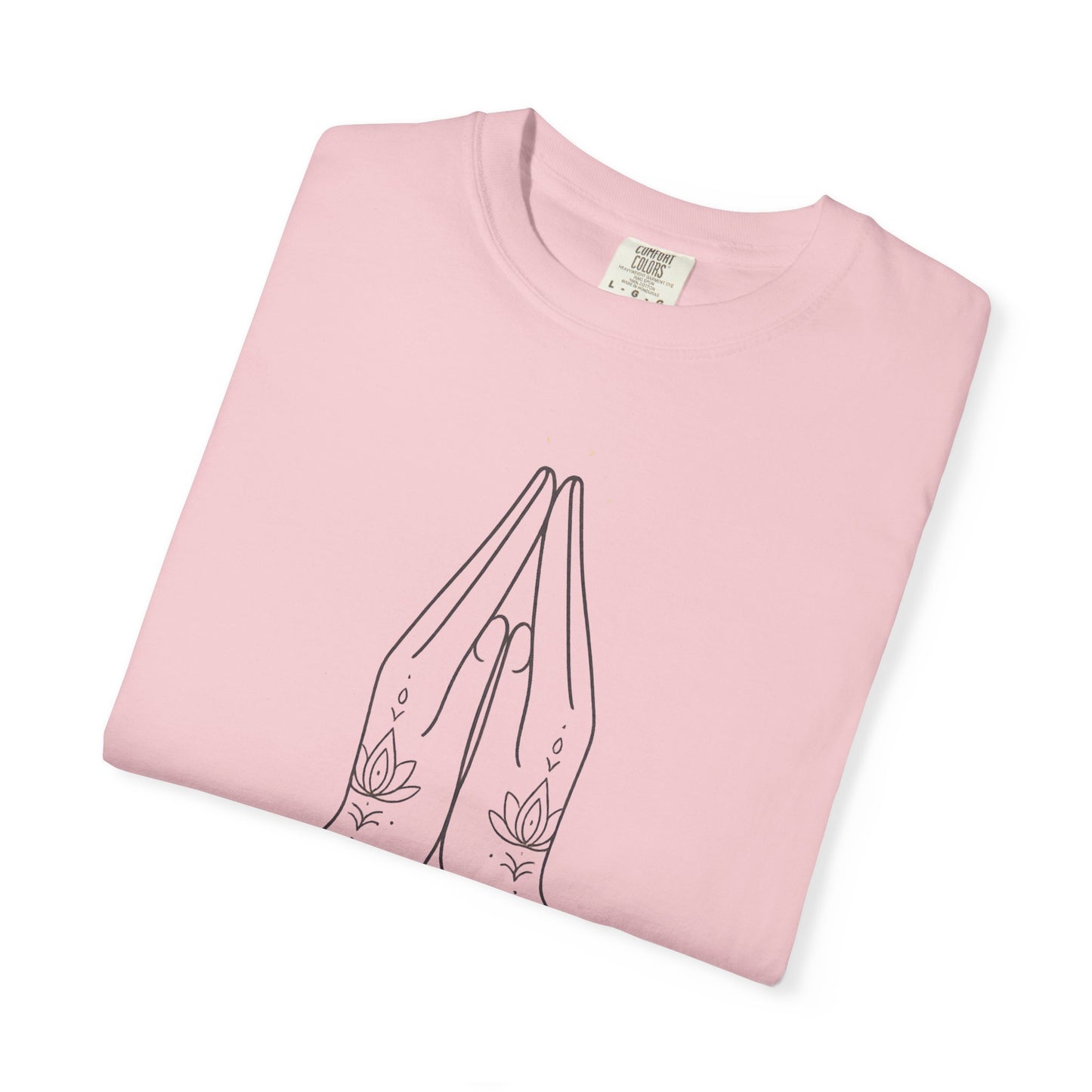 Yoga Namaste Praying Shirt – Unisex Spiritual Hands Henna Tattoo Tees