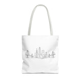 San Francisco Skyline Tote Bag | Minimal City Line Art