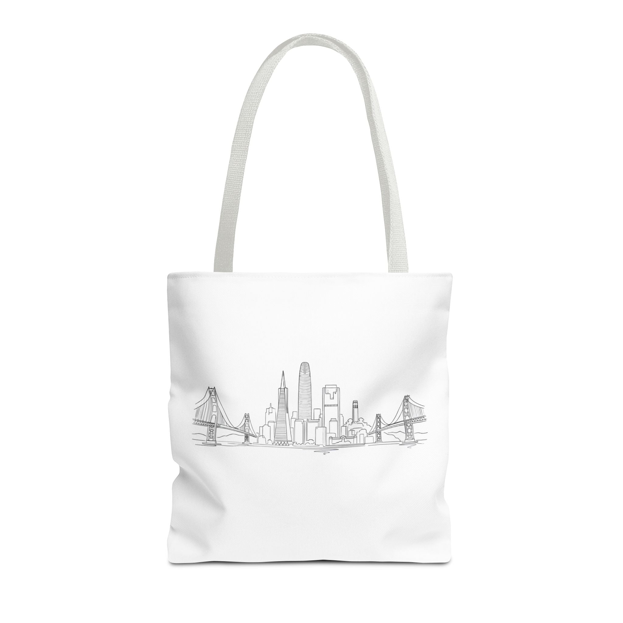 San Francisco Skyline Tote Bag | Minimal City Line Art