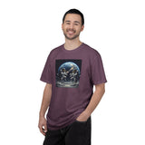 Gator Lunar Pickleball  T-shirt | Earth Background, Spacewalk Illustration
