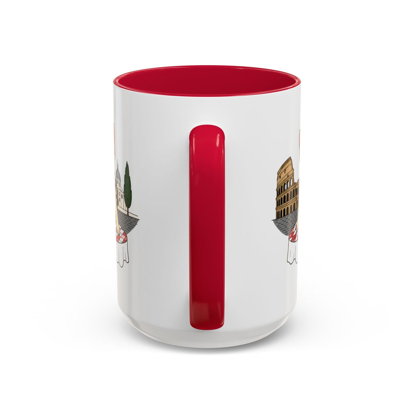 French Bulldog Pasta in Rome Mug | Ceramic Coffee Cup