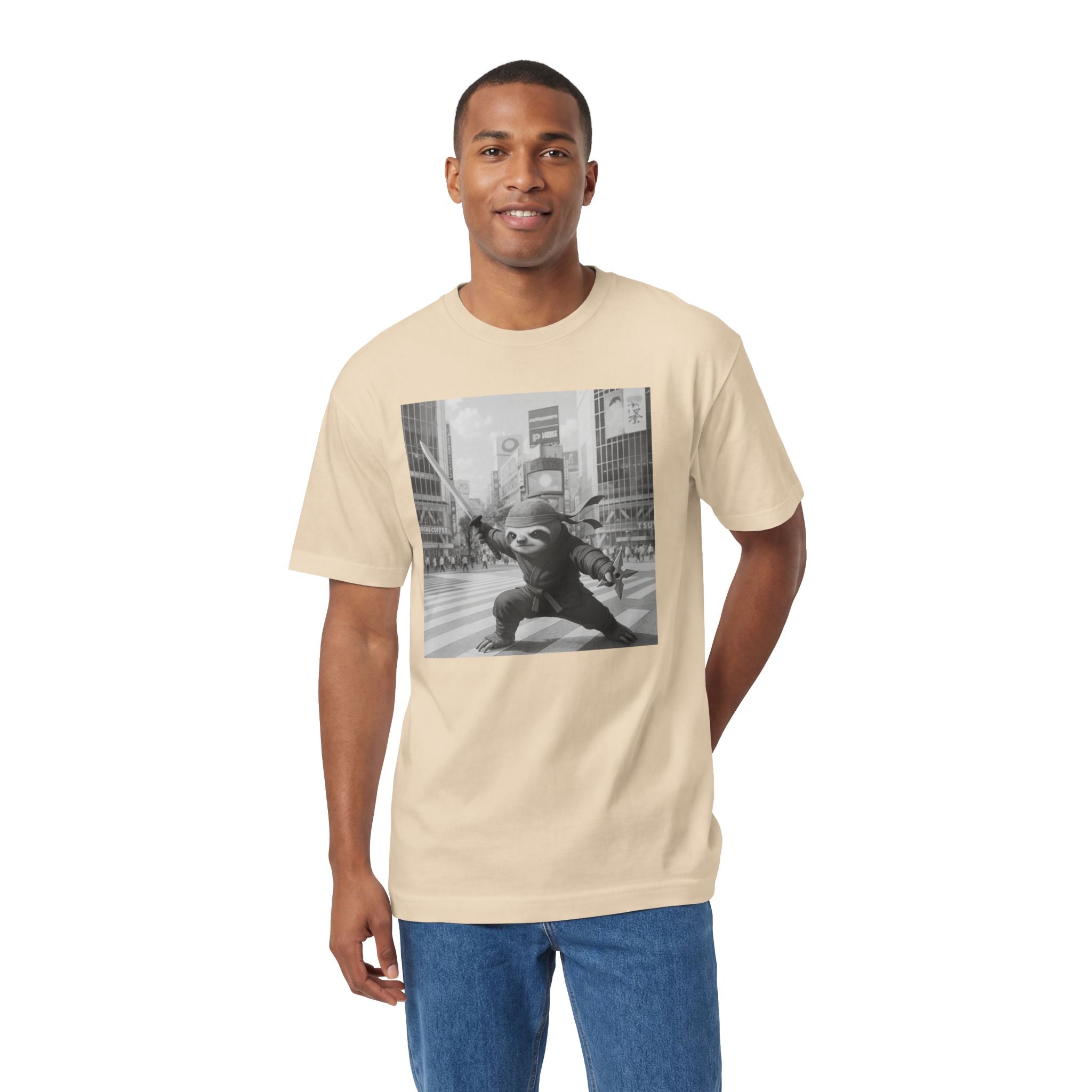 Un-Hurry Sloth Ninja Tee | Slow Living, Zen Grit, Stealth-Lag Design