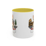 French Bulldog Pasta in Rome Mug | Ceramic Coffee Cup