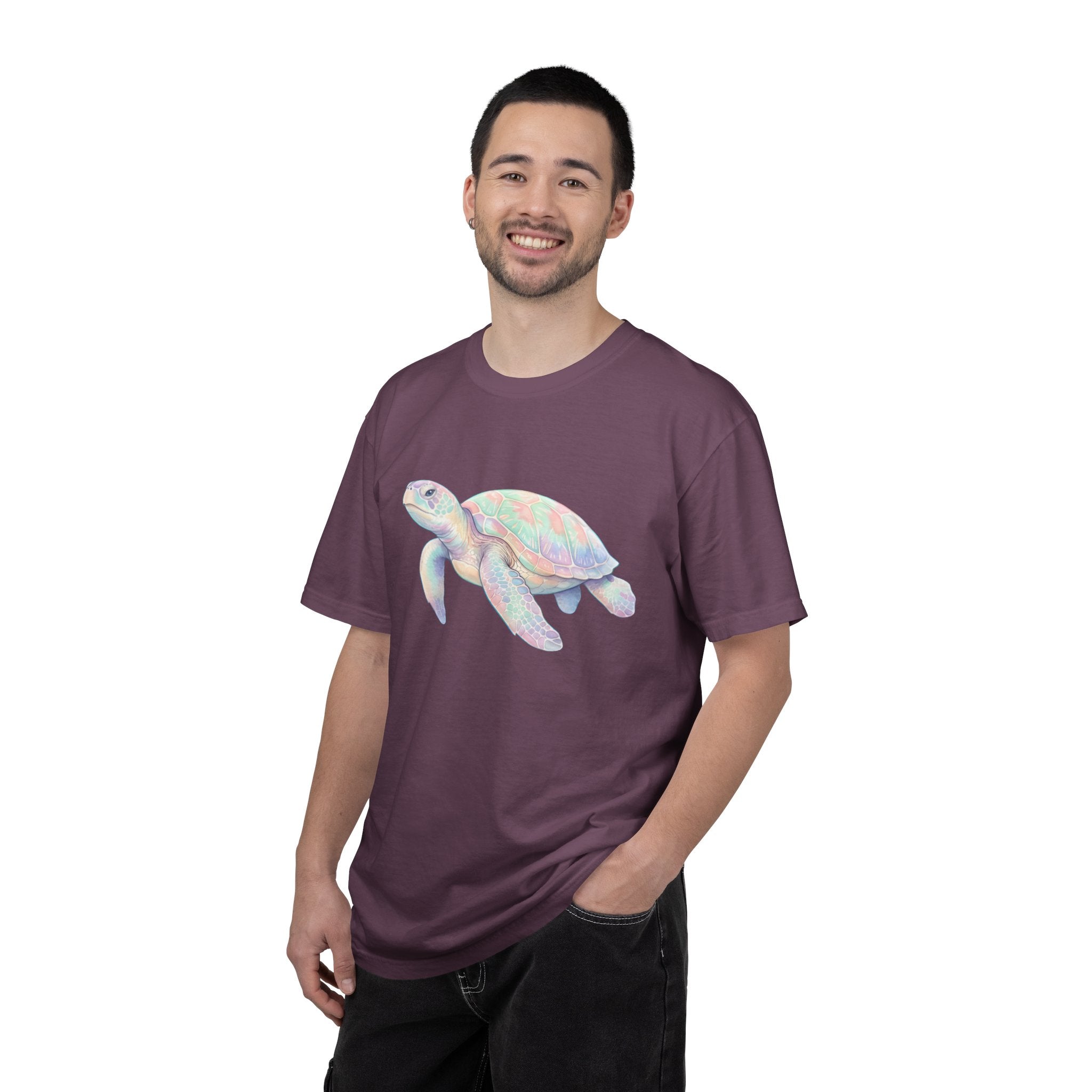 Pastel Sea Turtle T-shirt | Watercolor Marine Life Tee