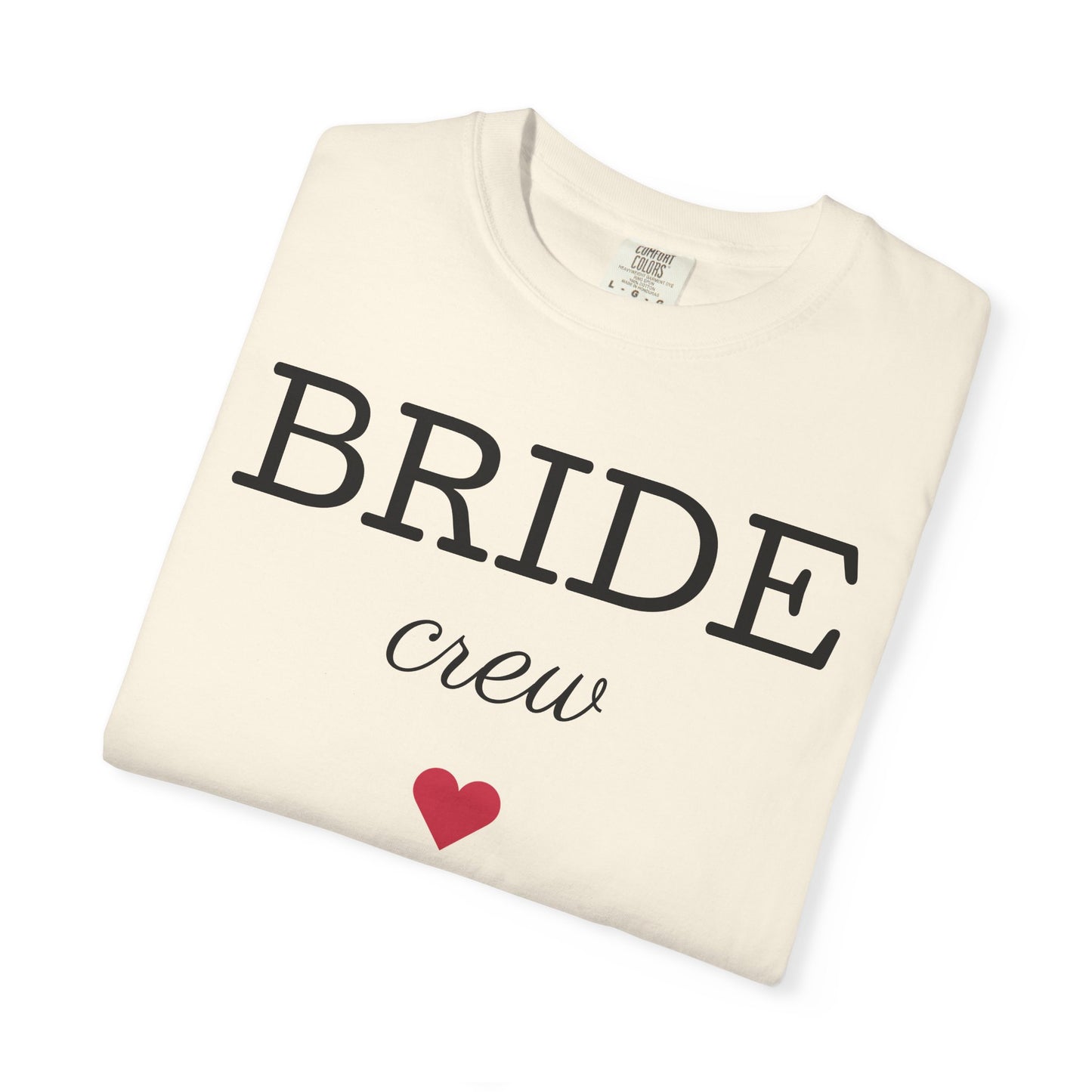 Bride Crew T-Shirt | Bachelorette Party Tee, Heart Bridesmaid Shirt