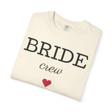 Bride Crew T-Shirt | Bachelorette Party Tee, Heart Bridesmaid Shirt