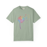 Rainbow Dandelion Tee | T-Shirt, Colorful Seed Puff Design