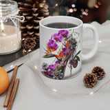 Floral Paradise Mug | Tropical Flower Coffee Cup