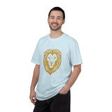Golden Lion Head T-shirt | Minimal Animal Graphic Tee
