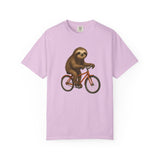 Sloth Bicycle Shirt – Funny Riding Bike Illustration Tees for Cycling Lover