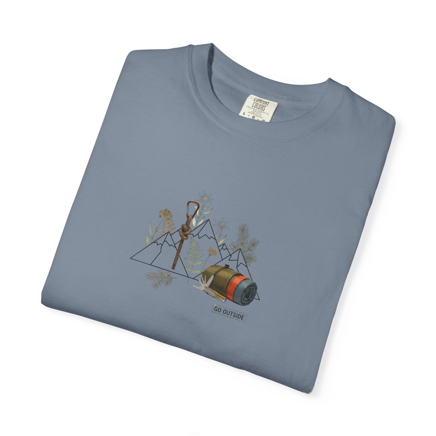 Mountains Camping Outdoors Tee | Adventure Gear Graphic T-Shirt