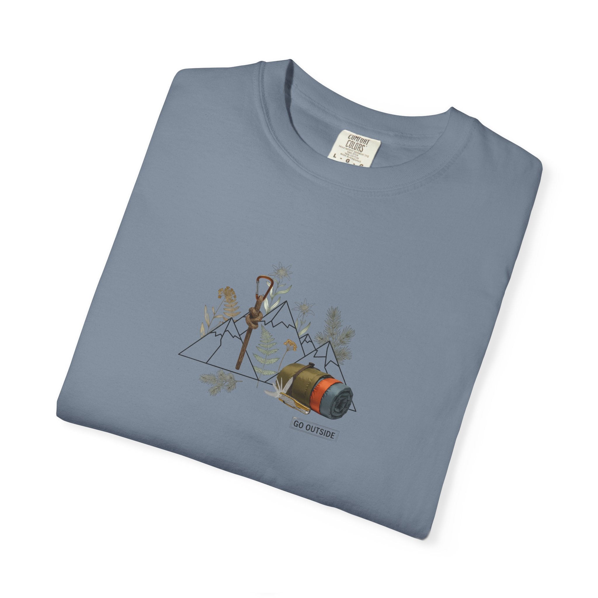 Mountains Camping Outdoors Tee | Adventure Gear Graphic T-Shirt