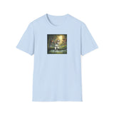 Slow Living Sloth Golfer T-Shirt | Zen Sportswear Tropical Golf Silas