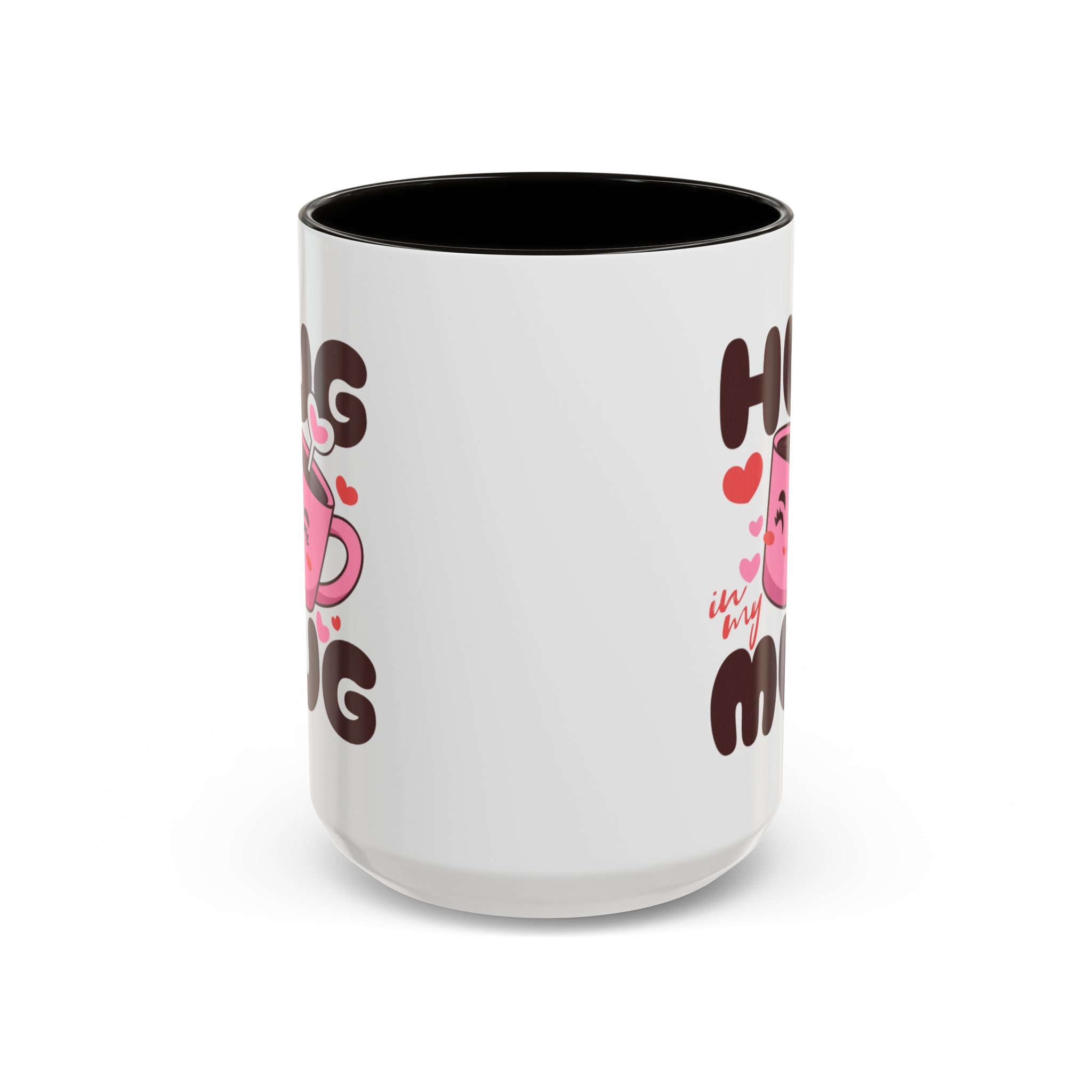 Hug in My Mug Mug | Cute Pink Cup, Heart Coffee Design