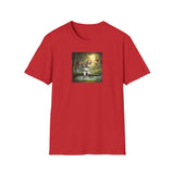 Slow Living Sloth Golfer T-Shirt | Zen Sportswear Tropical Golf Silas