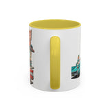 1950s Diner Scene Mug | Retro Car Hop Coffee Cup