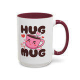 Hug in My Mug Mug | Cute Pink Cup, Heart Coffee Design