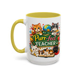 Purr-fect Teacher Mug | Cat Classroom Design, 11oz or 15oz